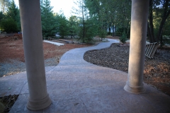 Front Walk Stamped Concrete