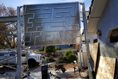 Obstacle Maze bade from Aluminum Mig Welded